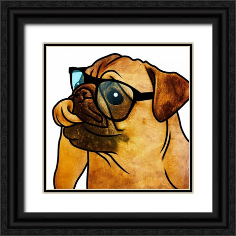 Morris Black Ornate Wood Framed Art Print with Double Matting by Grey, Jace