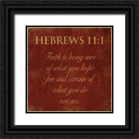 Hebrews Spice Black Ornate Wood Framed Art Print with Double Matting by Grey, Jace