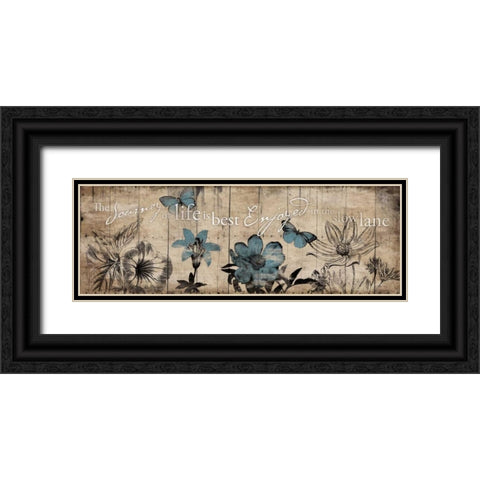 The Journey Black Ornate Wood Framed Art Print with Double Matting by Grey, Jace