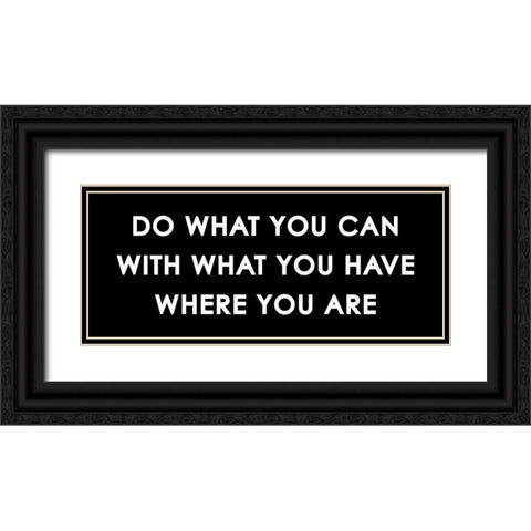 Where You Are Black Ornate Wood Framed Art Print with Double Matting by Grey, Jace