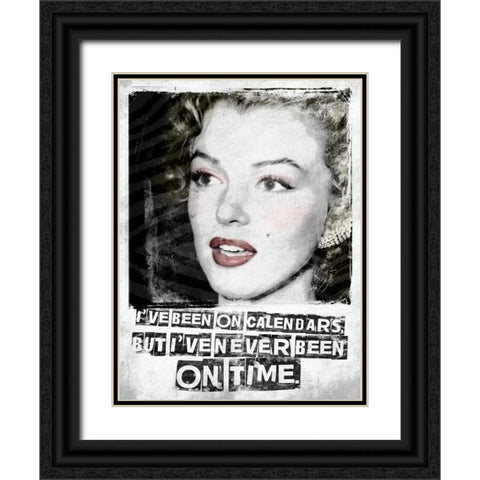 Monroe 2 Black Ornate Wood Framed Art Print with Double Matting by Grey, Jace
