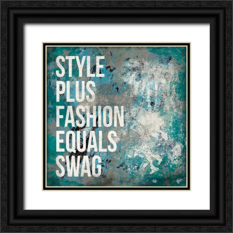 Style 1 Black Ornate Wood Framed Art Print with Double Matting by Grey, Jace