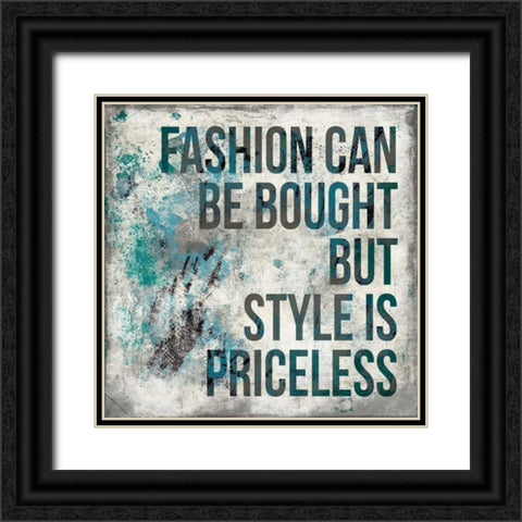Style 2 Black Ornate Wood Framed Art Print with Double Matting by Grey, Jace