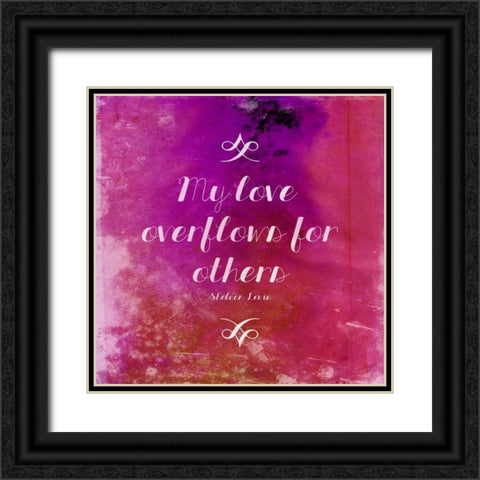 Overflows Black Ornate Wood Framed Art Print with Double Matting by Grey, Jace