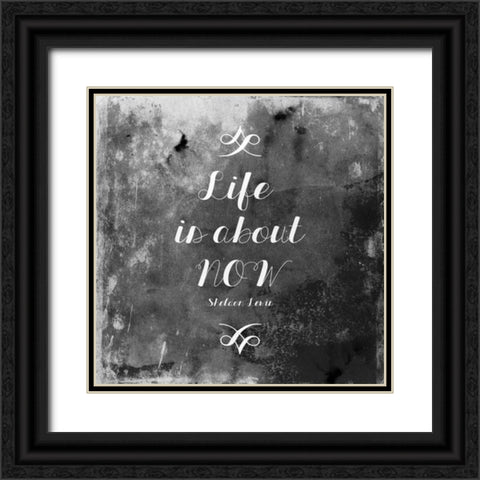 Life Black Ornate Wood Framed Art Print with Double Matting by Grey, Jace