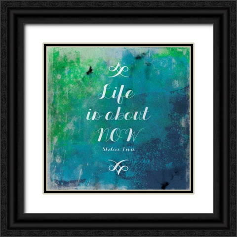 Life Black Ornate Wood Framed Art Print with Double Matting by Grey, Jace