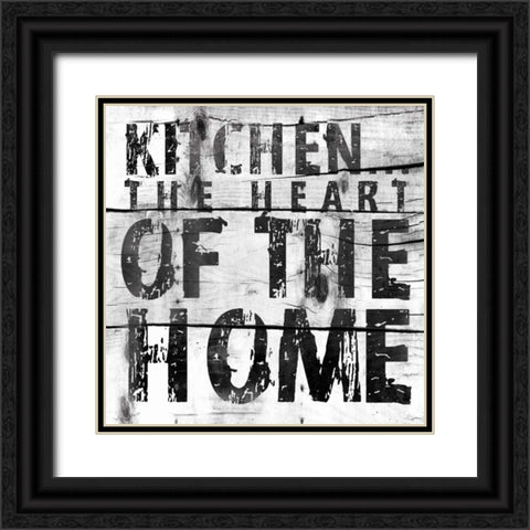 Kitchen 2 Mate Black Ornate Wood Framed Art Print with Double Matting by Grey, Jace