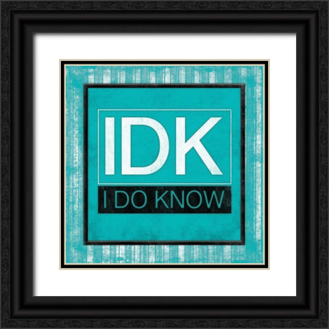 IDK bordered Black Ornate Wood Framed Art Print with Double Matting by Grey, Jace