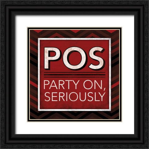 POS Bordered Black Ornate Wood Framed Art Print with Double Matting by Grey, Jace