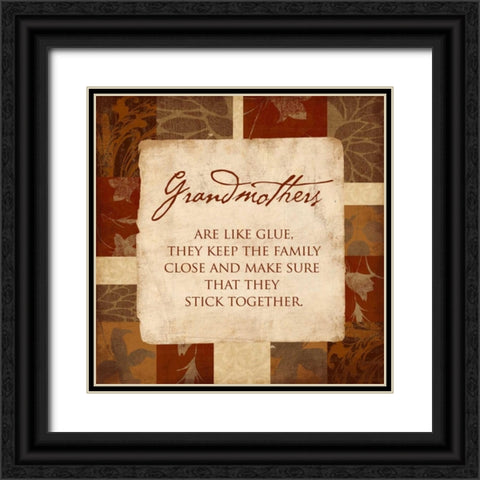 Spice Grandmother Black Ornate Wood Framed Art Print with Double Matting by Grey, Jace