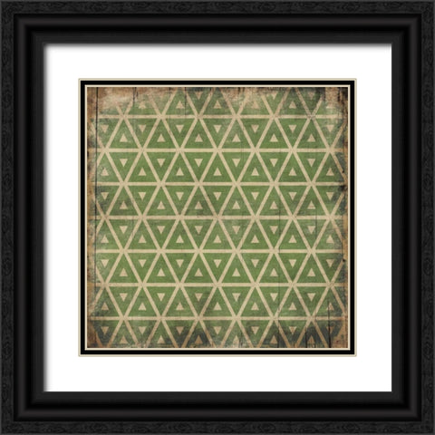 Pattern 2 Black Ornate Wood Framed Art Print with Double Matting by Grey, Jace