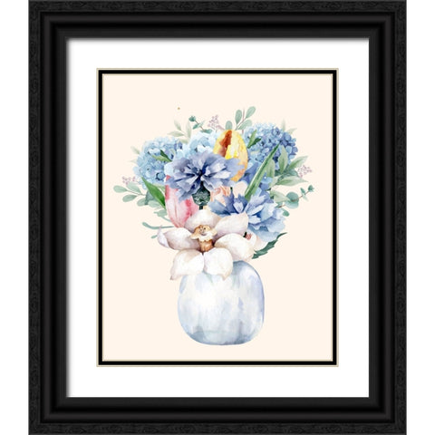 Night Of Romance 1 Black Ornate Wood Framed Art Print with Double Matting by Keith, Jesse