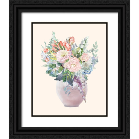 Night Of Romance 2 Black Ornate Wood Framed Art Print with Double Matting by Keith, Jesse