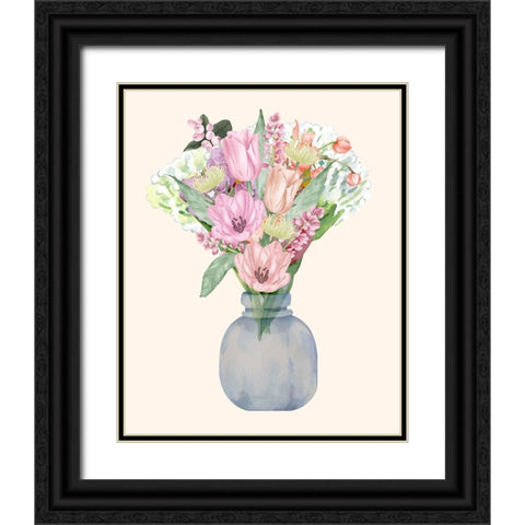 Night Of Romance 3 Black Ornate Wood Framed Art Print with Double Matting by Keith, Jesse