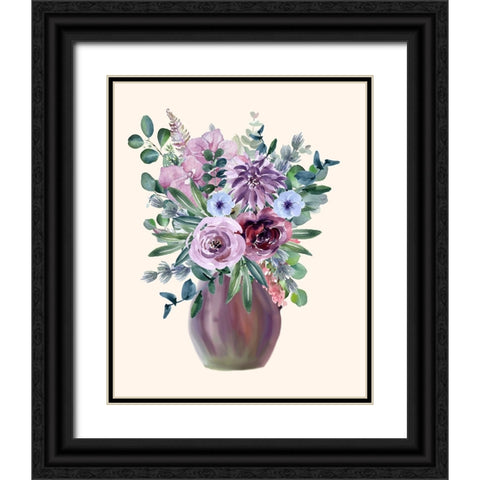 Night Of Romance 4 Black Ornate Wood Framed Art Print with Double Matting by Keith, Jesse