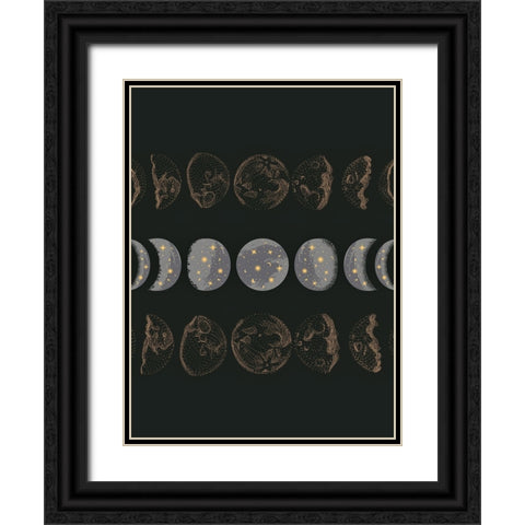 Green Gold Black Ornate Wood Framed Art Print with Double Matting by Keith, Jesse