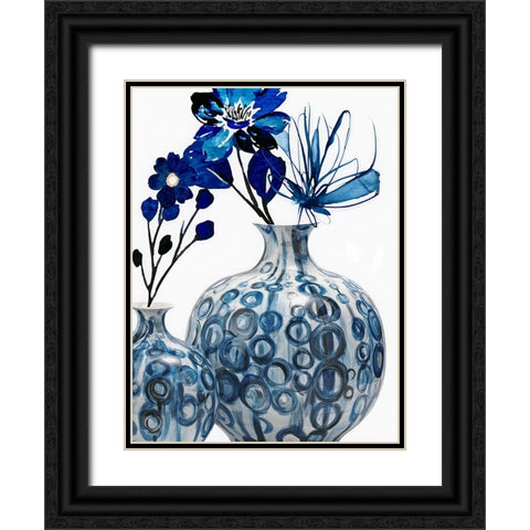 Plant Canvas 1 Black Ornate Wood Framed Art Print with Double Matting by Keith, Jesse