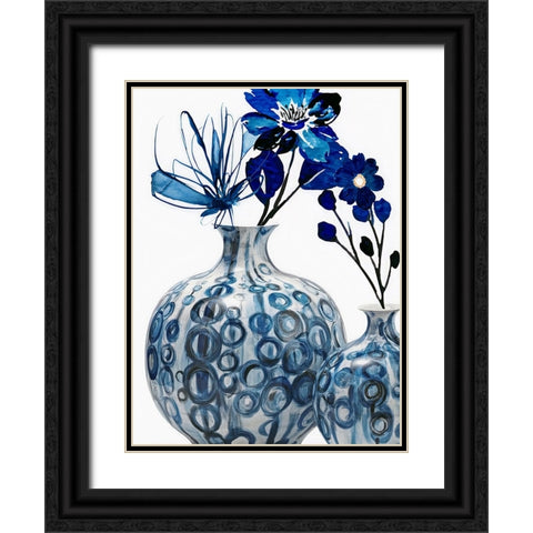 Plant Canvas 2 Black Ornate Wood Framed Art Print with Double Matting by Keith, Jesse