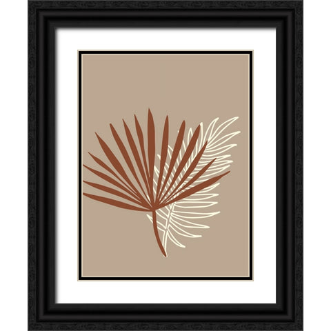 Picante Palm Black Ornate Wood Framed Art Print with Double Matting by Keith, Jesse