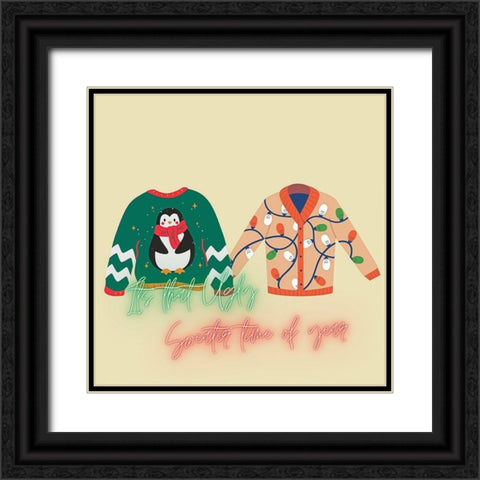 Sweater Weather Black Ornate Wood Framed Art Print with Double Matting by Keith, Jesse