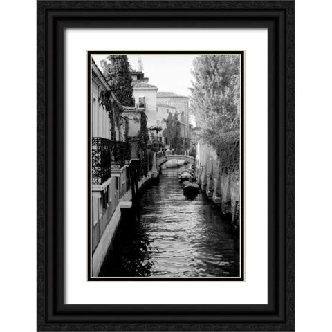 Cinque calli di Venezia 5 Black Ornate Wood Framed Art Print with Double Matting by Grey, Jace