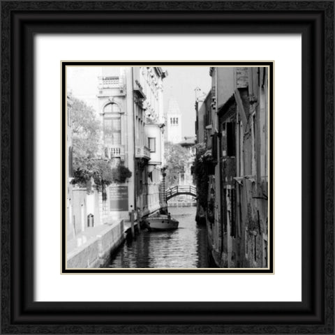 Cinque calli di Venezia 3 Black Ornate Wood Framed Art Print with Double Matting by Grey, Jace