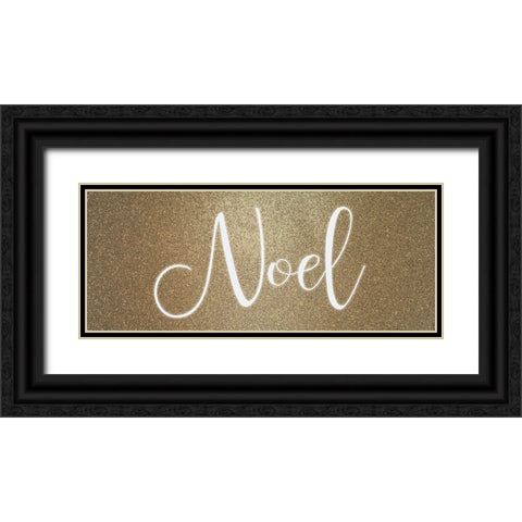 Peace Noel 2 Black Ornate Wood Framed Art Print with Double Matting by Allen, Kimberly