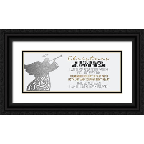 In Heaven Black Ornate Wood Framed Art Print with Double Matting by Allen, Kimberly