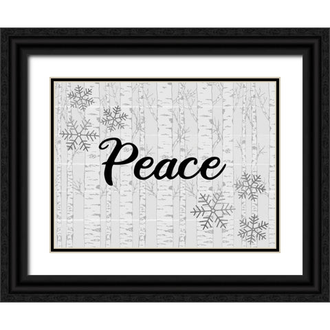 Believe Aspens 2 Black Ornate Wood Framed Art Print with Double Matting by Allen, Kimberly