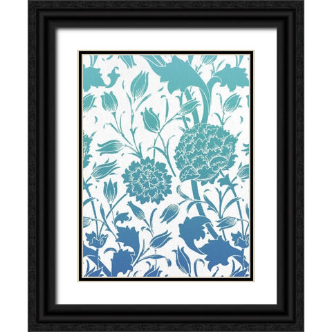 Motif Summer 2 Black Ornate Wood Framed Art Print with Double Matting by Allen, Kimberly