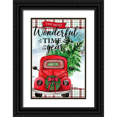 The Most Wonderful Black Ornate Wood Framed Art Print with Double Matting by Allen, Kimberly
