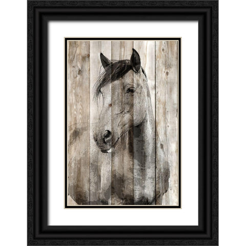 Young 1 Black Ornate Wood Framed Art Print with Double Matting by Allen, Kimberly