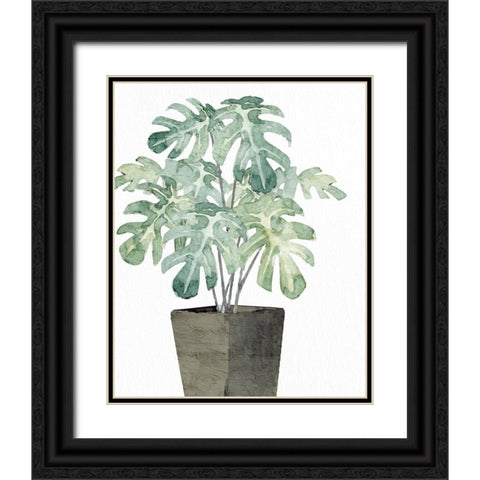 Olive Pot 1 Black Ornate Wood Framed Art Print with Double Matting by Allen, Kimberly