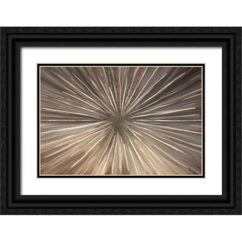 Burst of Life Black Ornate Wood Framed Art Print with Double Matting by Allen, Kimberly