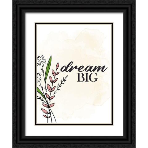 Dream Black Ornate Wood Framed Art Print with Double Matting by Allen, Kimberly