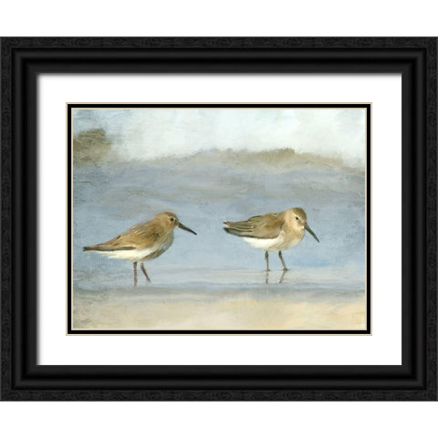 Little Two Black Ornate Wood Framed Art Print with Double Matting by Allen, Kimberly