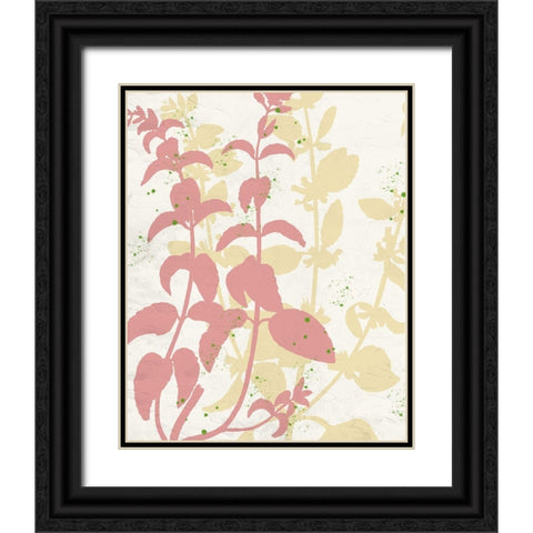 Spring Silhouette 2 Black Ornate Wood Framed Art Print with Double Matting by Allen, Kimberly
