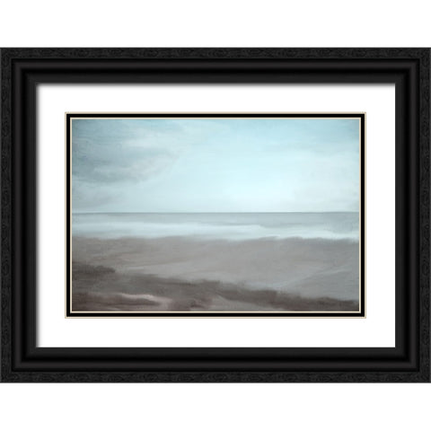 Tides Out Black Ornate Wood Framed Art Print with Double Matting by Allen, Kimberly
