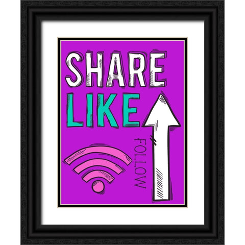 Share Like Follow Black Ornate Wood Framed Art Print with Double Matting by Allen, Kimberly
