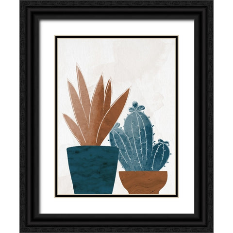 Standing 2 Black Ornate Wood Framed Art Print with Double Matting by Allen, Kimberly