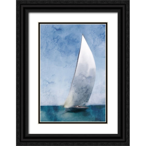 Out To Sail Black Ornate Wood Framed Art Print with Double Matting by Allen, Kimberly