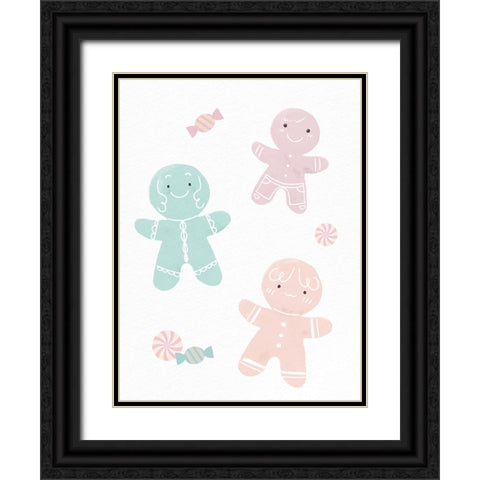 Pastel Gingerbread Black Ornate Wood Framed Art Print with Double Matting by Allen, Kimberly