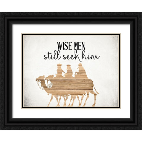 Still Seek Black Ornate Wood Framed Art Print with Double Matting by Allen, Kimberly