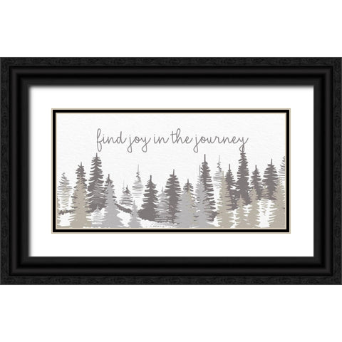 Find Joy In The Journey Black Ornate Wood Framed Art Print with Double Matting by Allen, Kimberly
