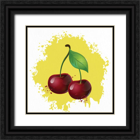 Summer Fruit 2 Black Ornate Wood Framed Art Print with Double Matting by Allen, Kimberly