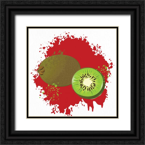 Summer Fruit 4 Black Ornate Wood Framed Art Print with Double Matting by Allen, Kimberly