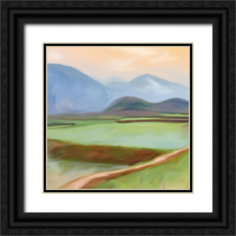 Spring Day Black Ornate Wood Framed Art Print with Double Matting by Allen, Kimberly