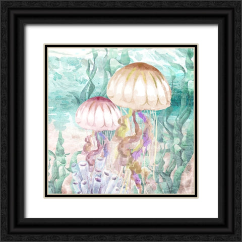 Into the Sea 2 Black Ornate Wood Framed Art Print with Double Matting by Allen, Kimberly