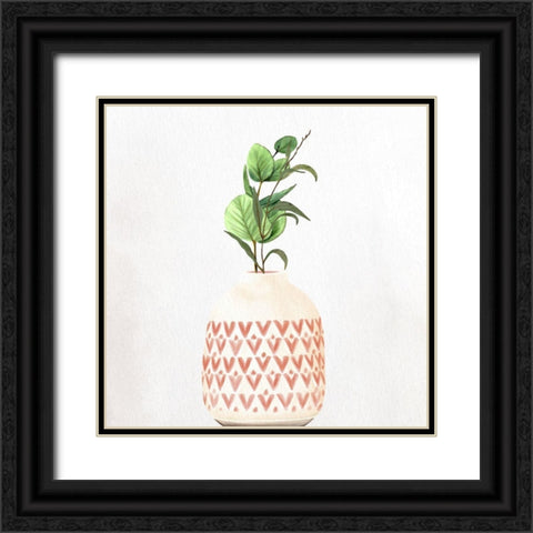 Spring Vase 1 Black Ornate Wood Framed Art Print with Double Matting by Allen, Kimberly