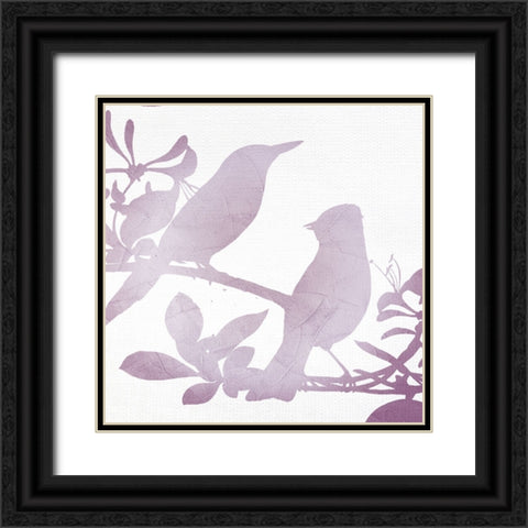 Tweet 2 Black Ornate Wood Framed Art Print with Double Matting by Allen, Kimberly
